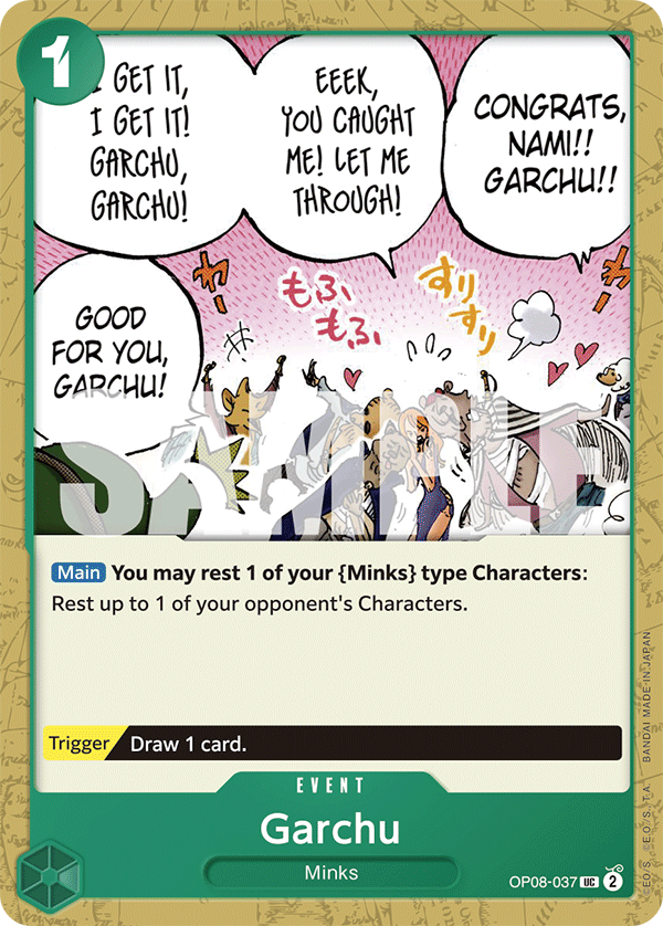 Garchu - onepiece TCG Card