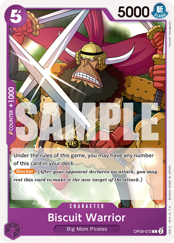 Biscuit Warrior - onepiece TCG Card