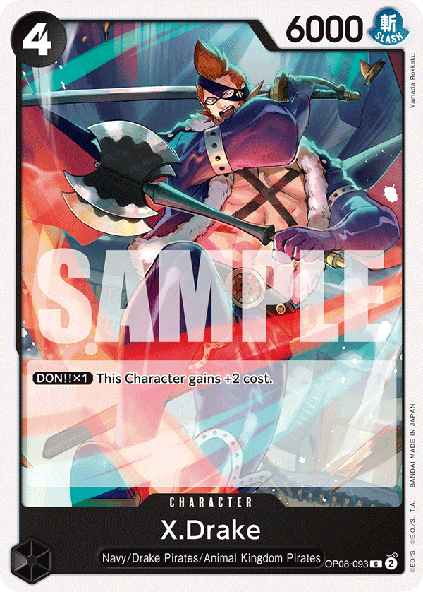 X.Drake - onepiece TCG Card