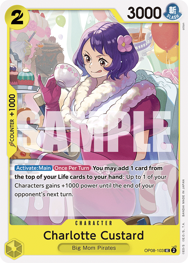Charlotte Custard - onepiece TCG Card