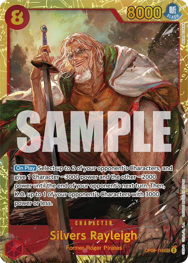 Silvers Rayleigh - onepiece TCG Card