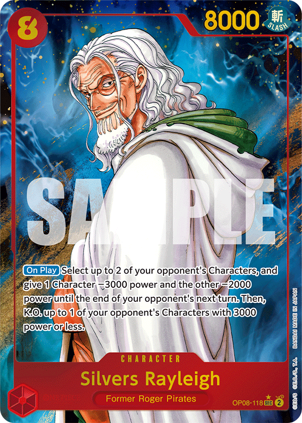 Silvers Rayleigh - onepiece TCG Card