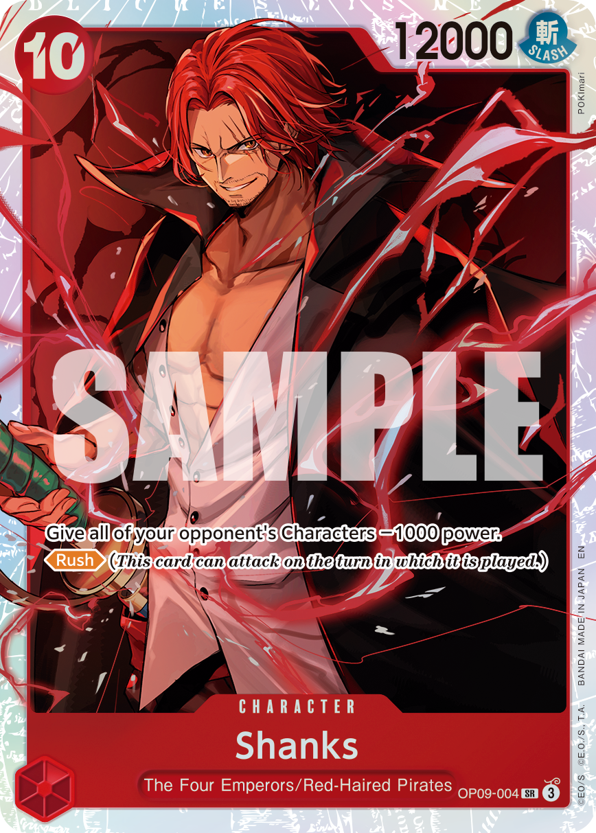 Shanks - onepiece TCG Card