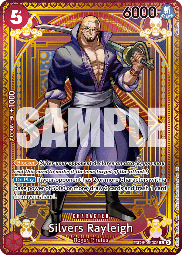 Silvers Rayleigh - onepiece TCG Card