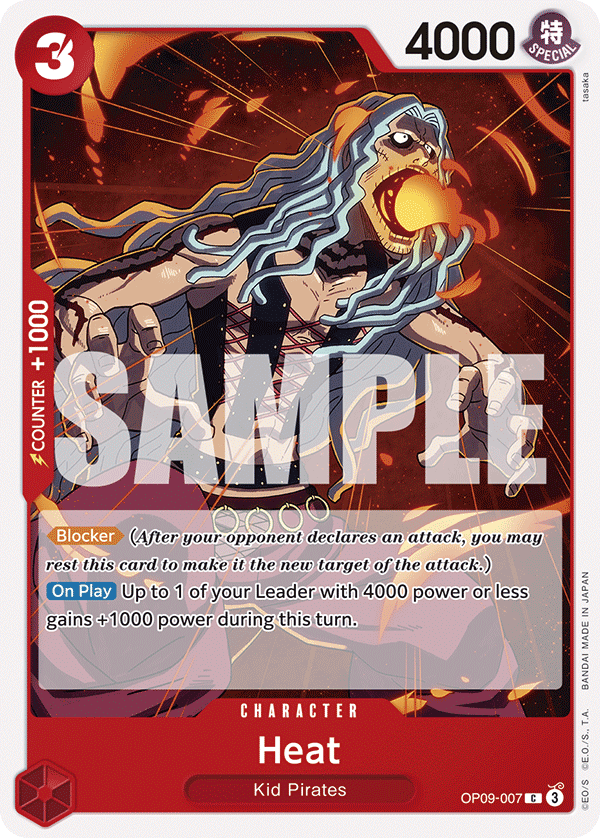Heat - onepiece TCG Card