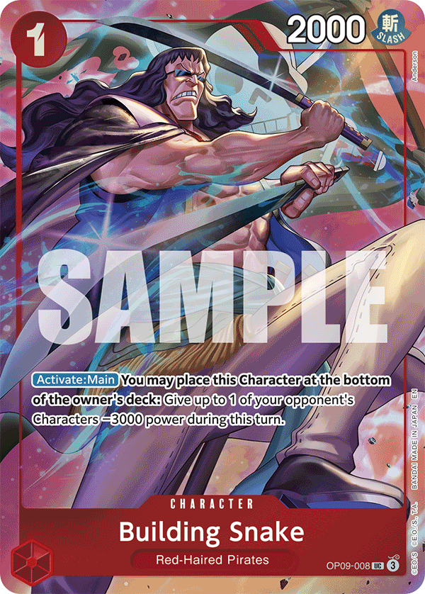 Building Snake - onepiece TCG Card