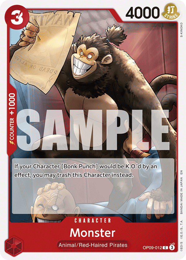 Monster - onepiece TCG Card