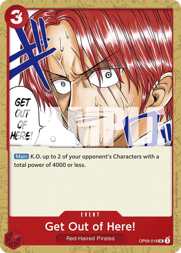Get Out of Here! - onepiece TCG Card