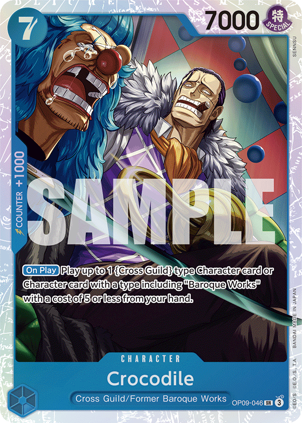 Crocodile - onepiece TCG Card