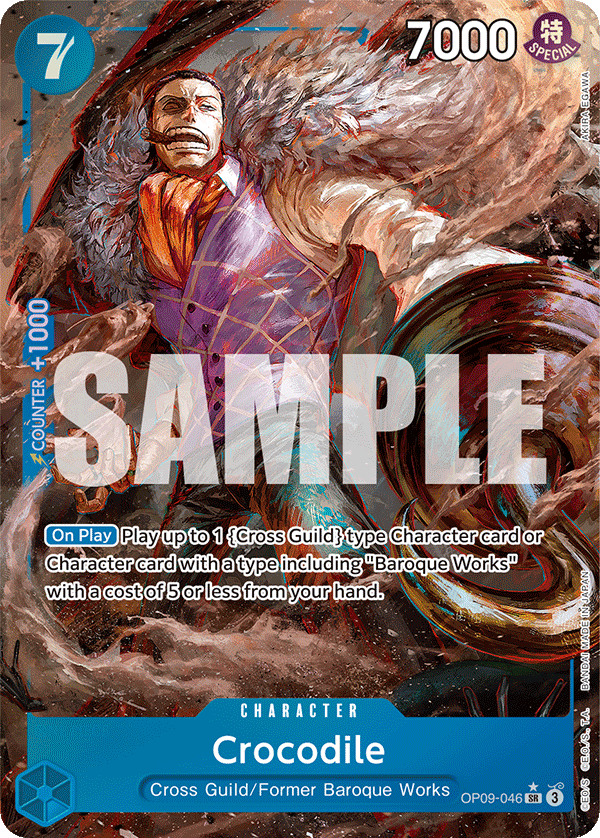 Crocodile - onepiece TCG Card
