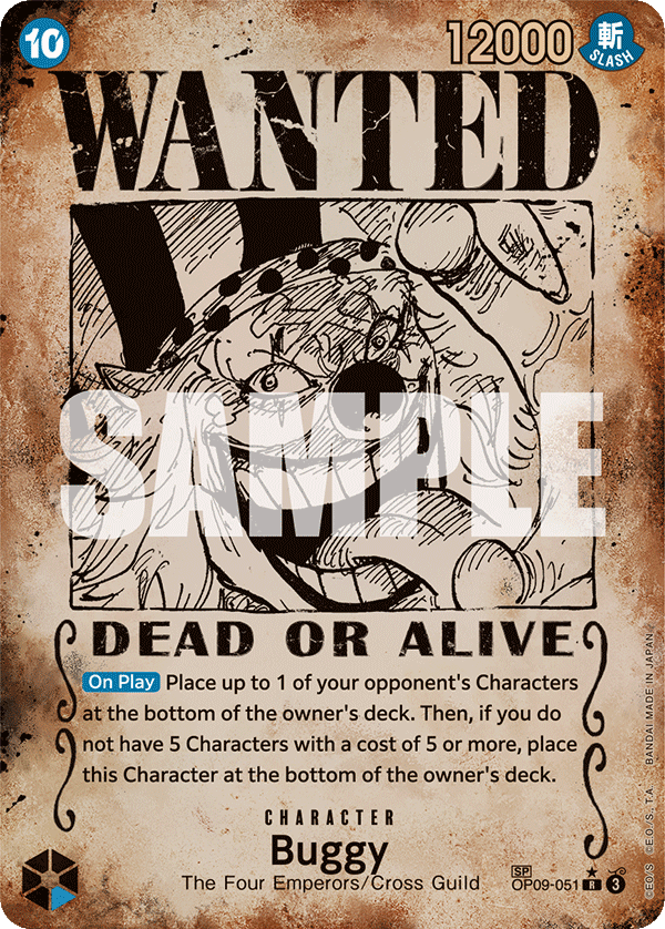 Buggy - onepiece TCG Card