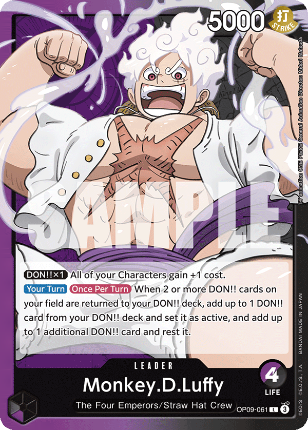 Monkey.D.Luffy - onepiece TCG Card