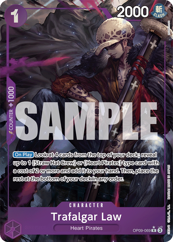 Trafalgar Law - onepiece TCG Card