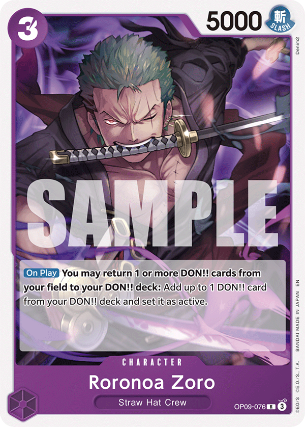 Roronoa Zoro - onepiece TCG Card