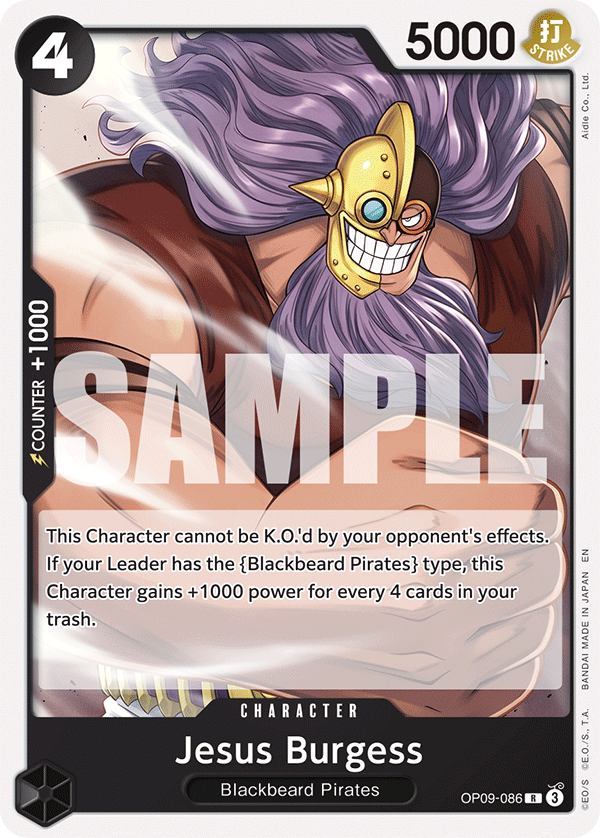 Jesus Burgess - onepiece TCG Card