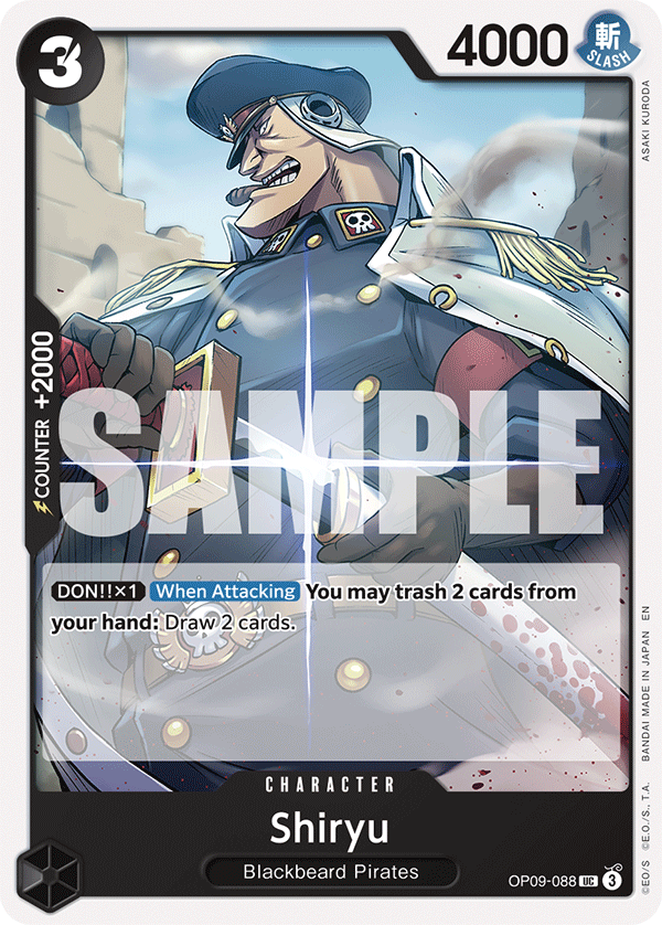 Shiryu - onepiece TCG Card