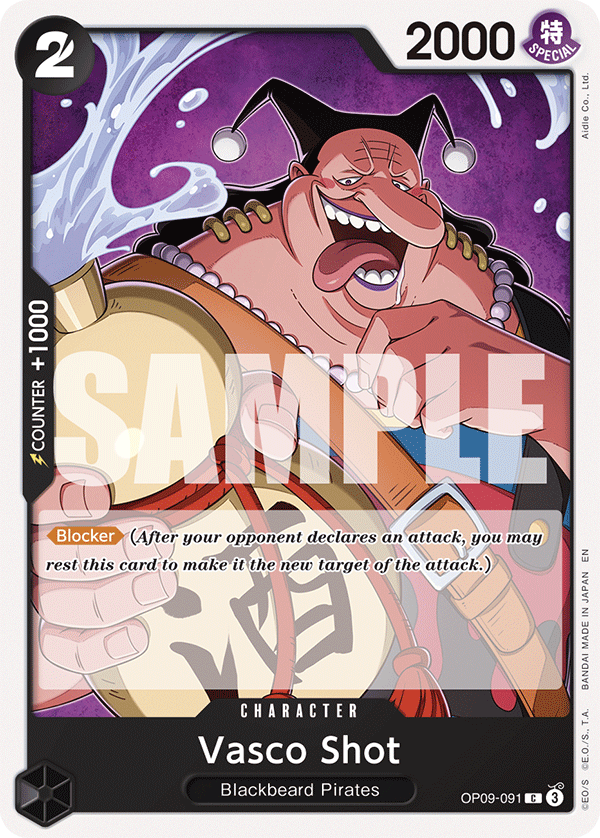 Vasco Shot - onepiece TCG Card