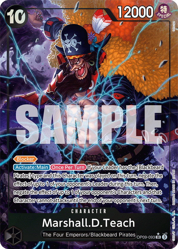 Marshall.D.Teach - onepiece TCG Card