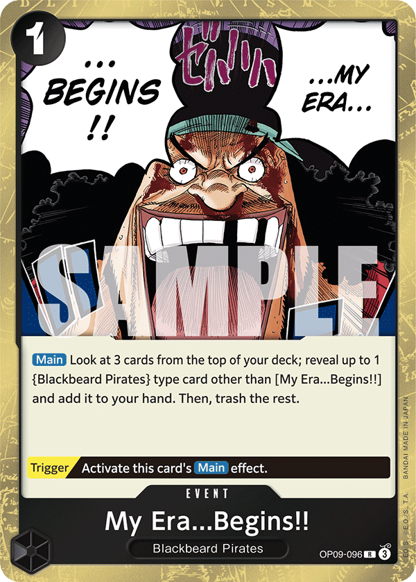 My Era...Begins!! - onepiece TCG Card