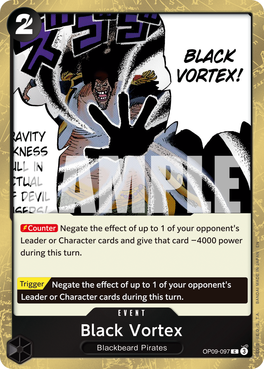 Black Vortex - onepiece TCG Card