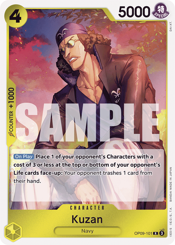 Kuzan - onepiece TCG Card