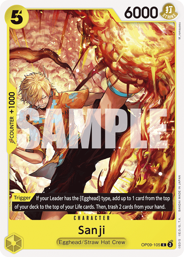 Sanji - onepiece TCG Card