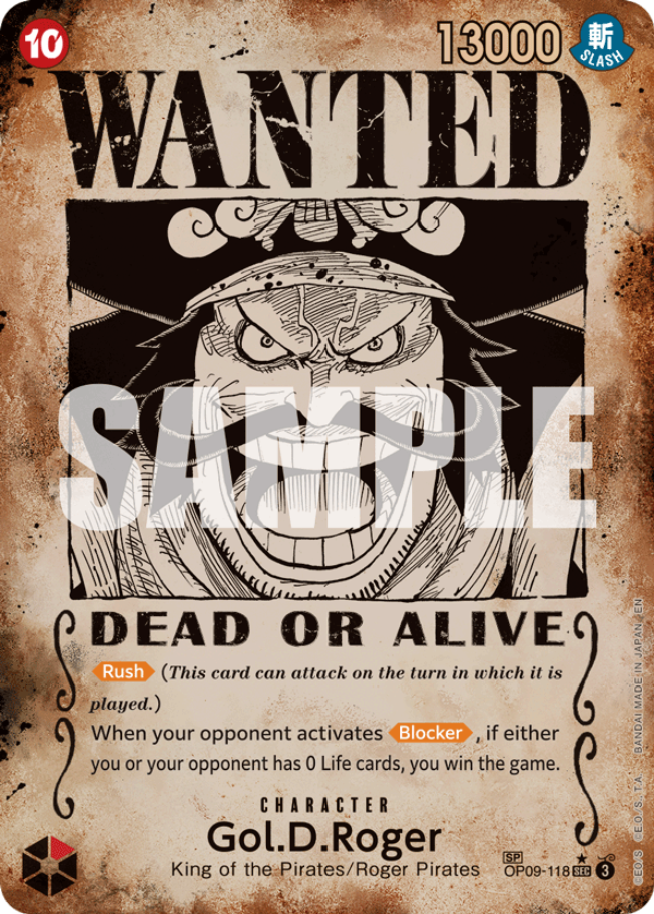 Gol.D.Roger - onepiece TCG Card