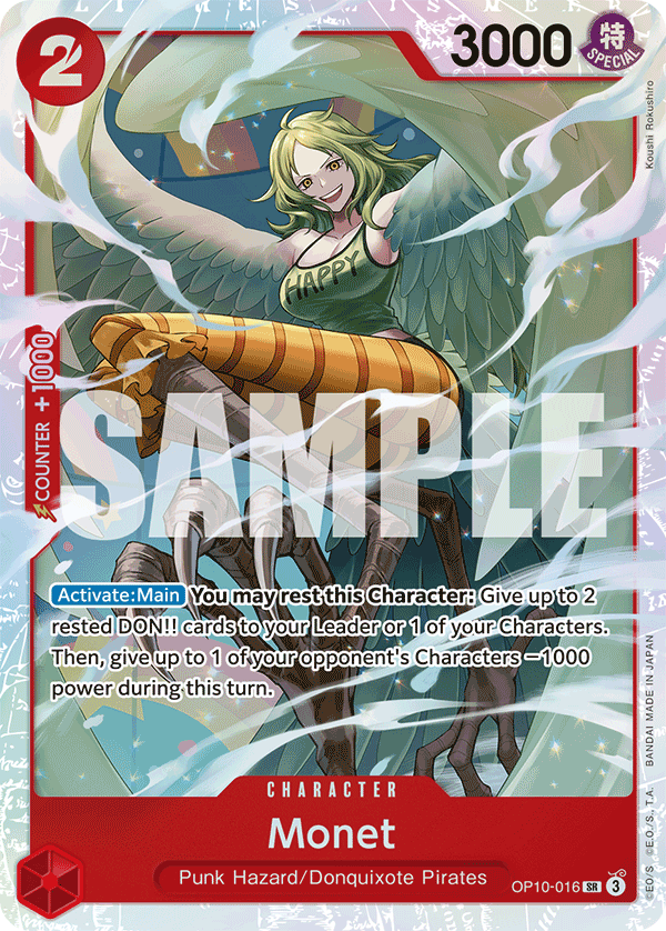Monet - onepiece TCG Card