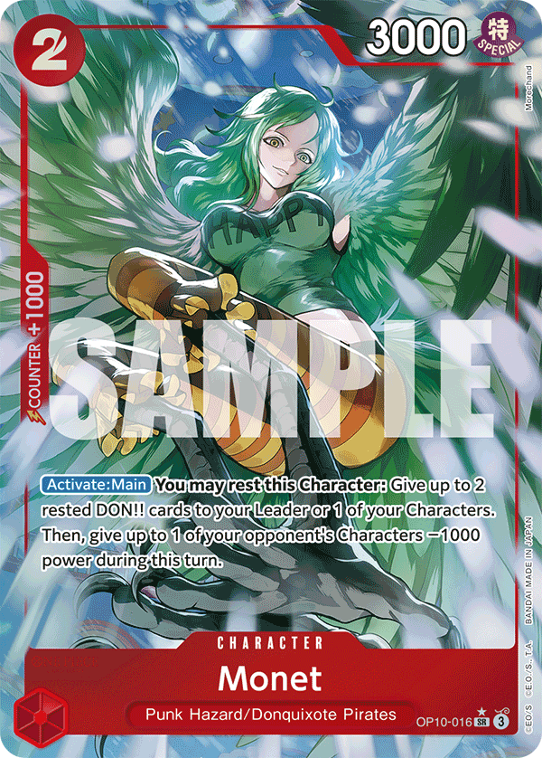 Monet - onepiece TCG Card
