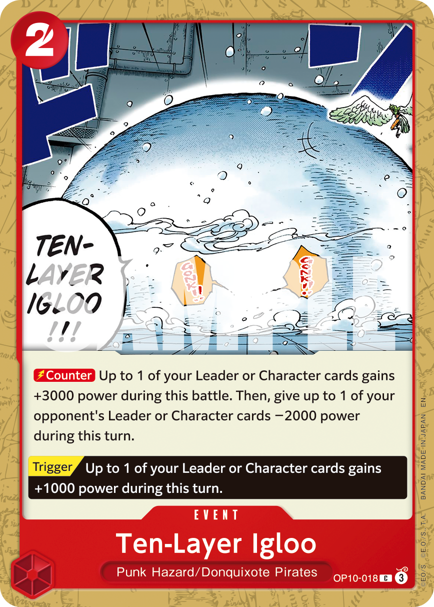 Ten-Layer Igloo - onepiece TCG Card