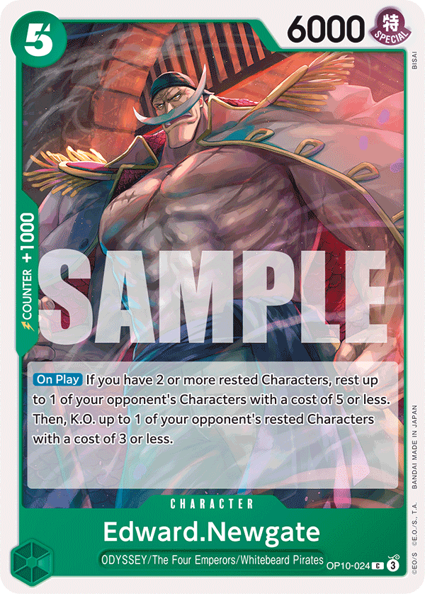 Edward.Newgate - onepiece TCG Card