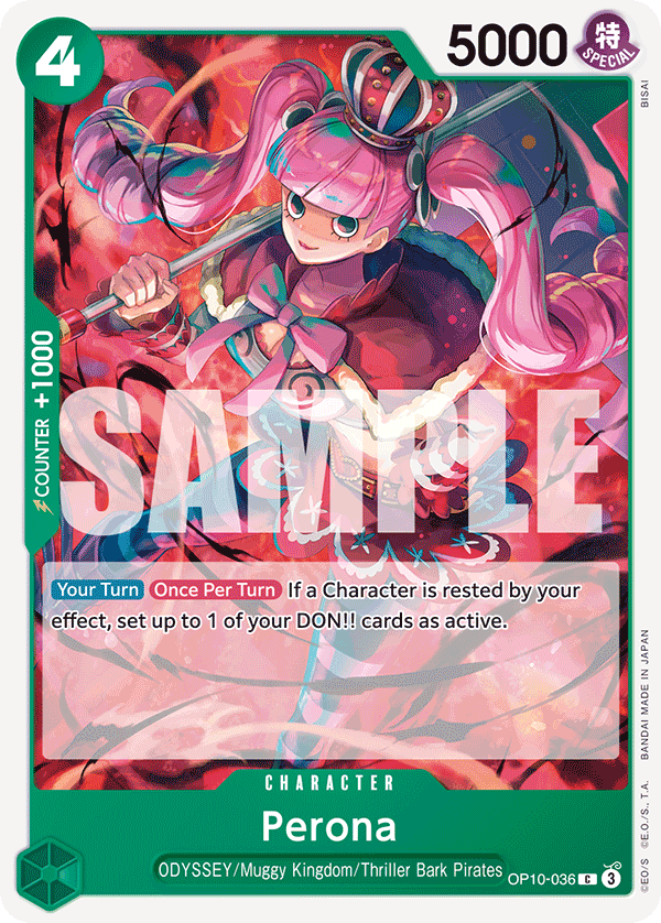 Perona - onepiece TCG Card
