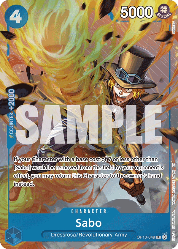 Sabo - onepiece TCG Card