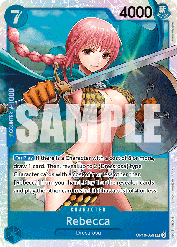 Rebecca - onepiece TCG Card