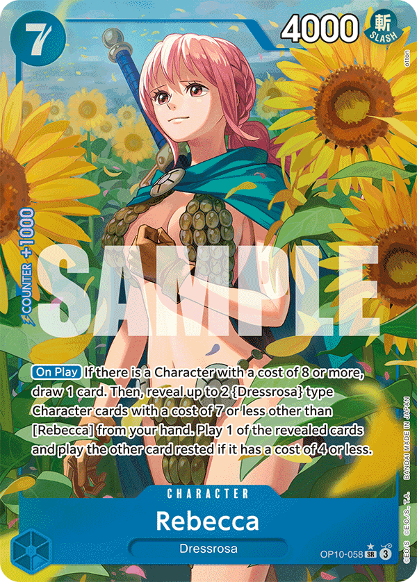 Rebecca - onepiece TCG Card