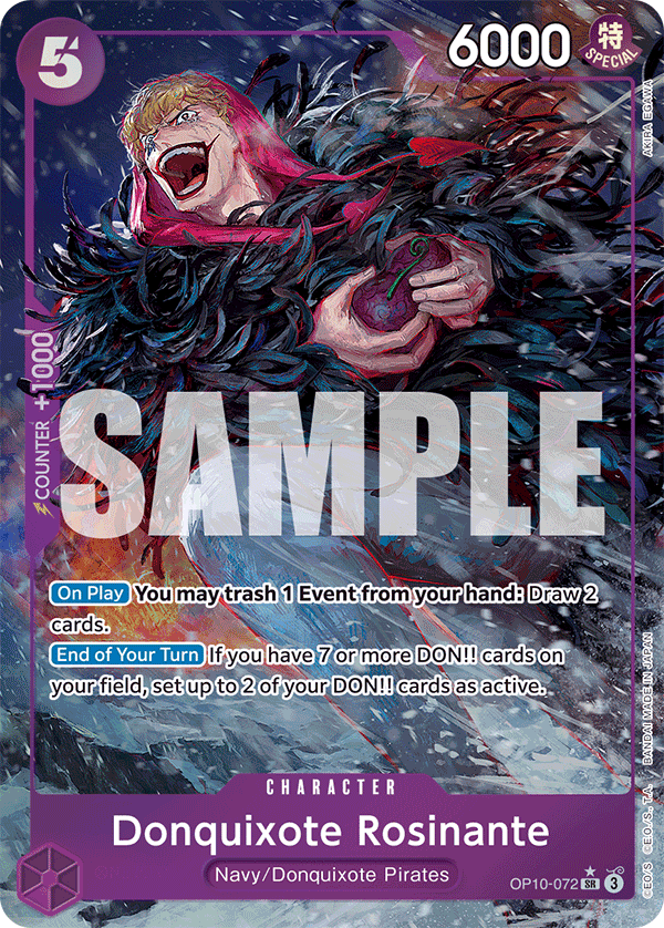 Donquixote Rosinante - onepiece TCG Card
