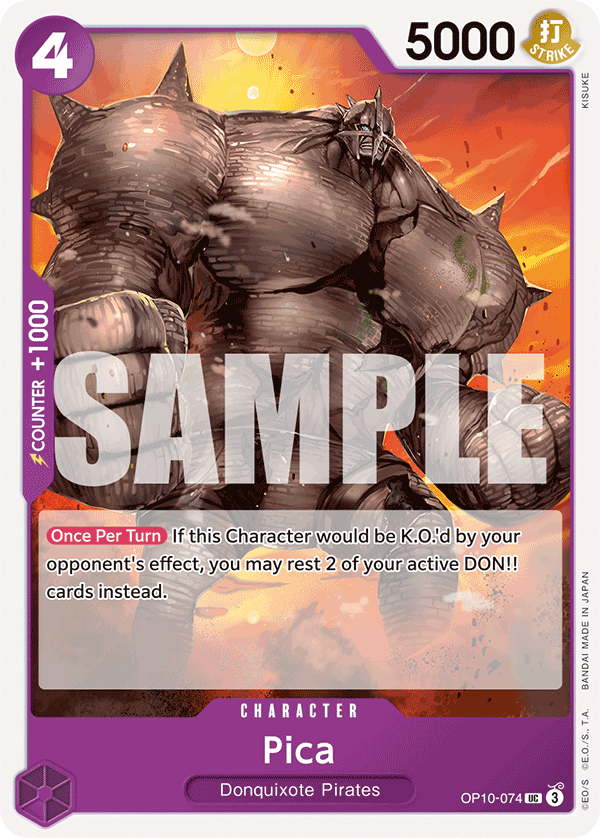 Pica - onepiece TCG Card