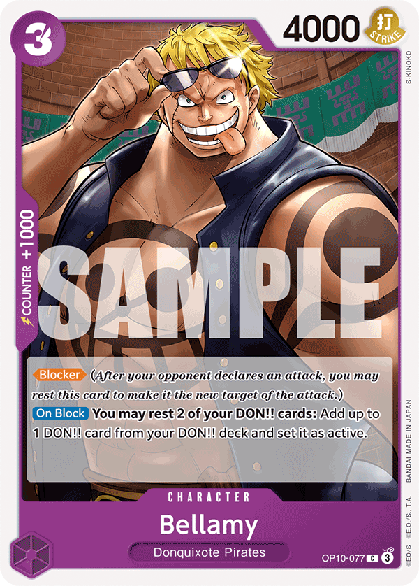 Bellamy - onepiece TCG Card
