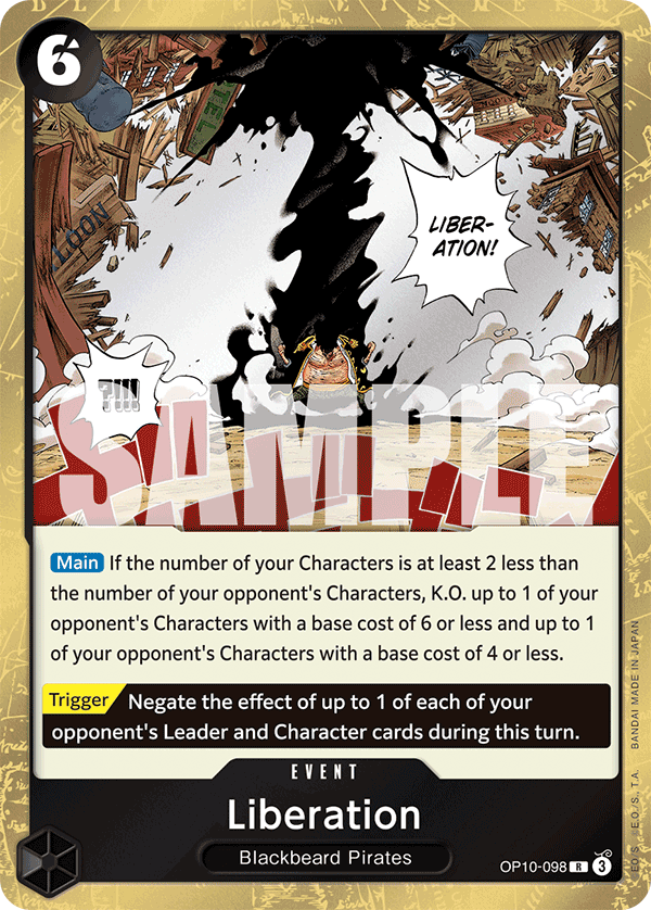 Liberation - onepiece TCG Card