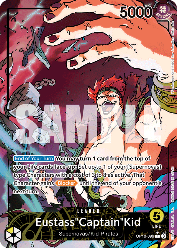 Eustass"Captain"Kid - onepiece TCG Card