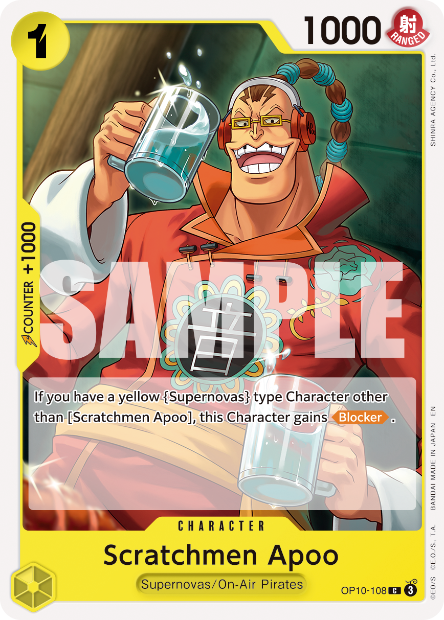Scratchmen Apoo - onepiece TCG Card