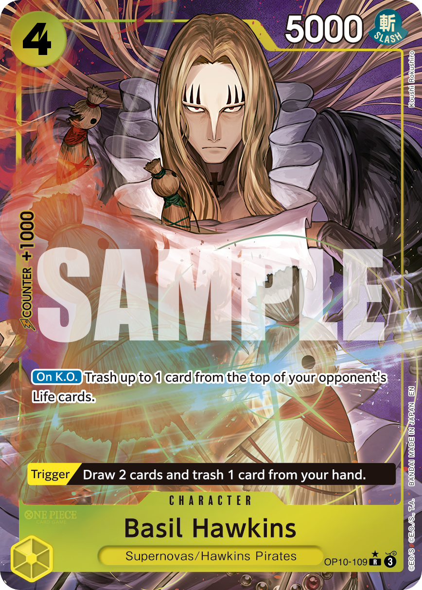 Basil Hawkins - onepiece TCG Card