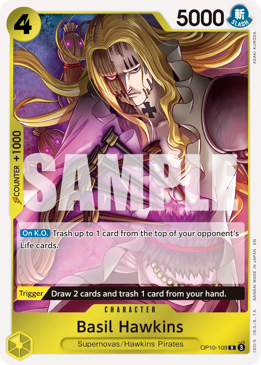 Basil Hawkins - onepiece TCG Card