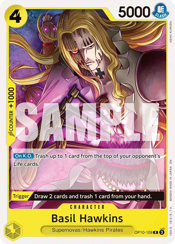 Basil Hawkins - onepiece TCG Card