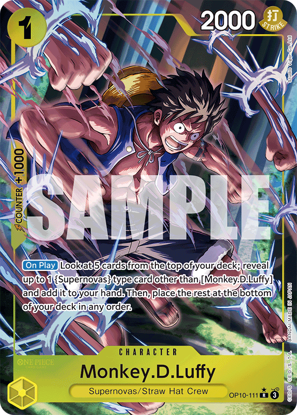 Monkey.D.Luffy - onepiece TCG Card