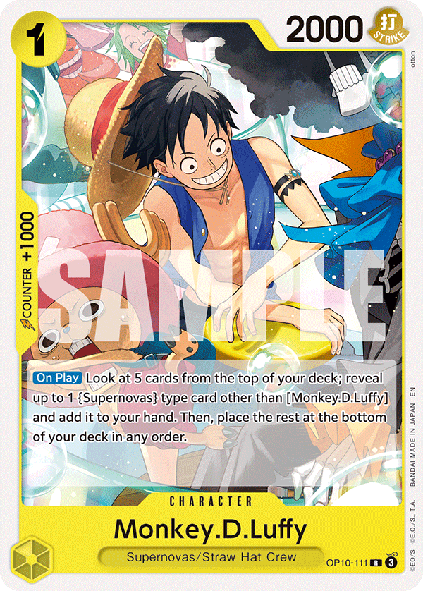 Monkey.D.Luffy - onepiece TCG Card