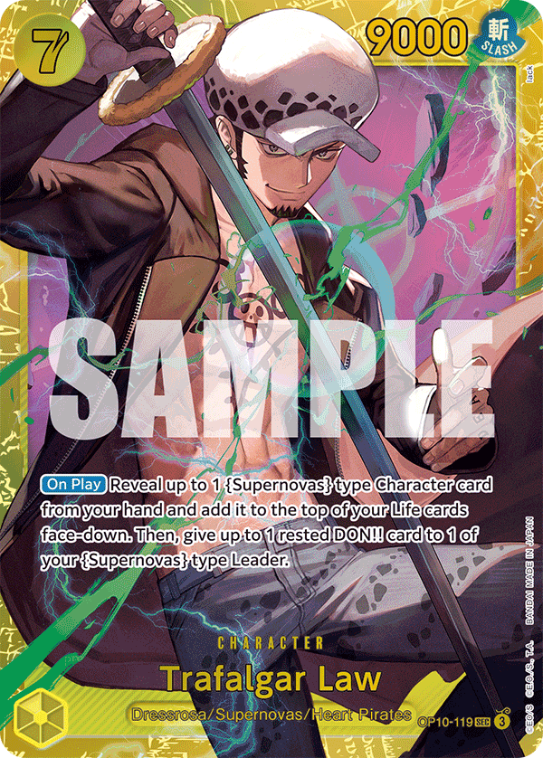 Trafalgar Law - onepiece TCG Card