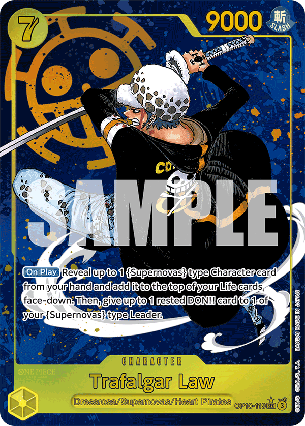 Trafalgar Law - onepiece TCG Card
