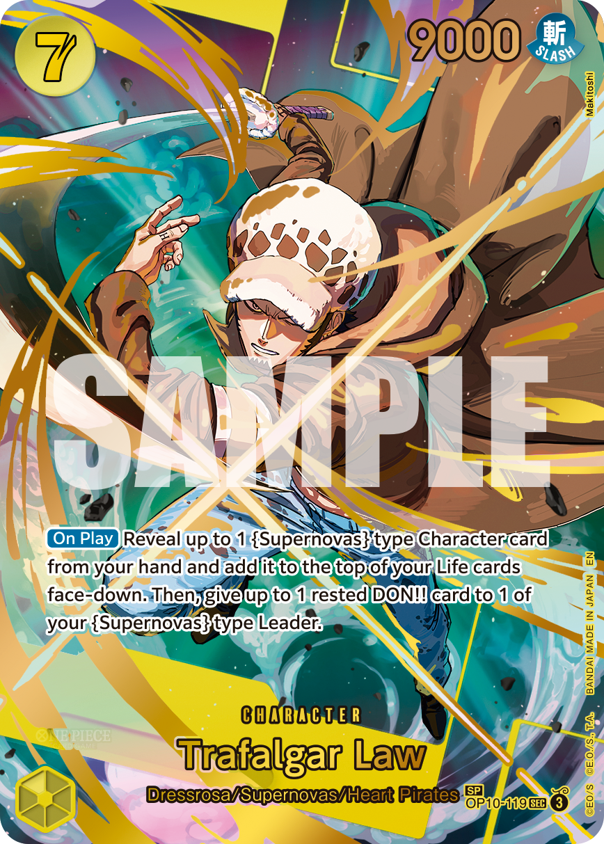 Trafalgar Law - onepiece TCG Card