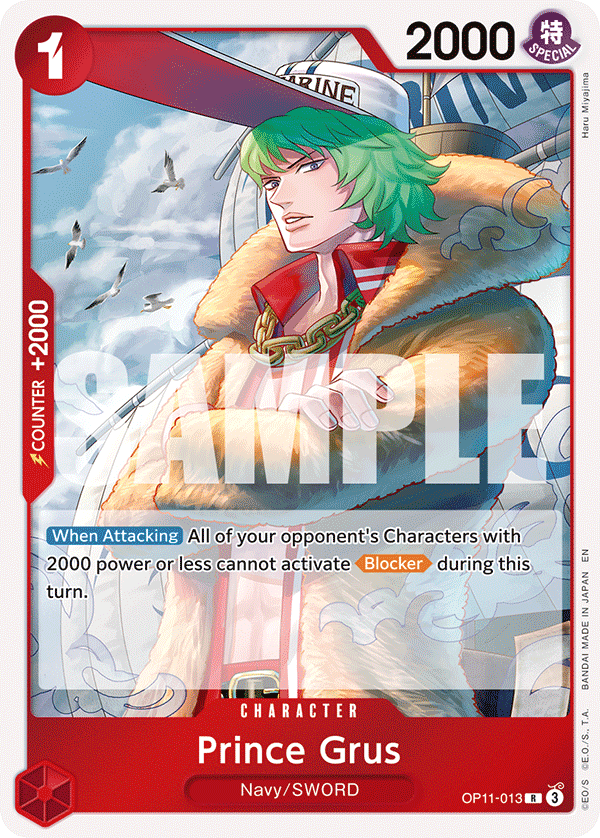 Prince Grus - onepiece TCG Card